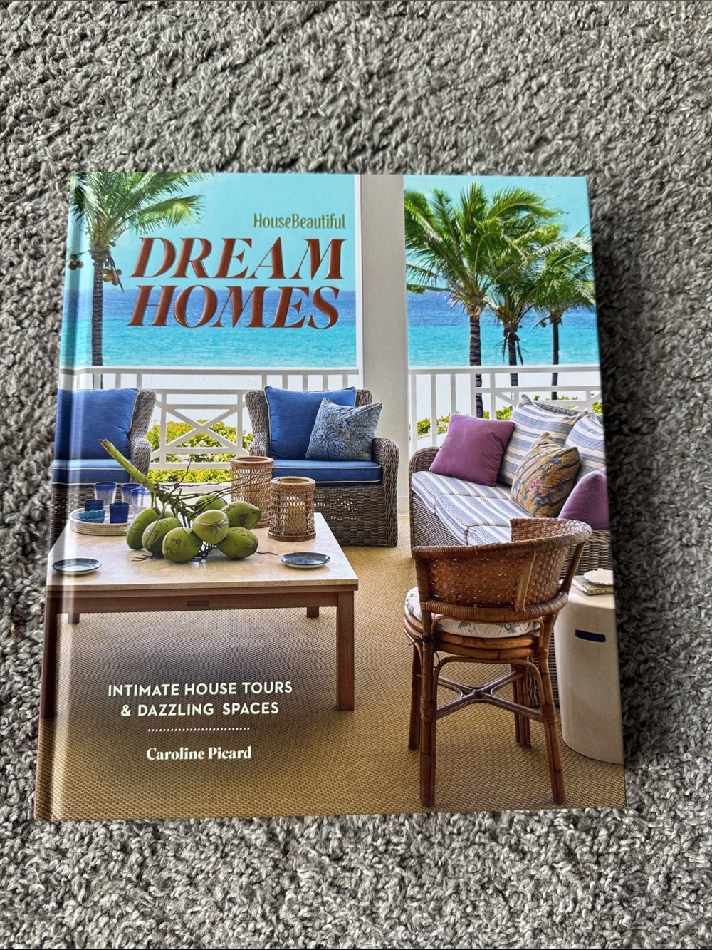 House Beautiful Dream Homes Coffee Table Book - Blue Cover